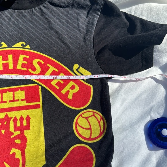 Vintage Manchester United Football Club Kids Tshirt official branded 1997 sz 8-9 - Picture 5 of 11